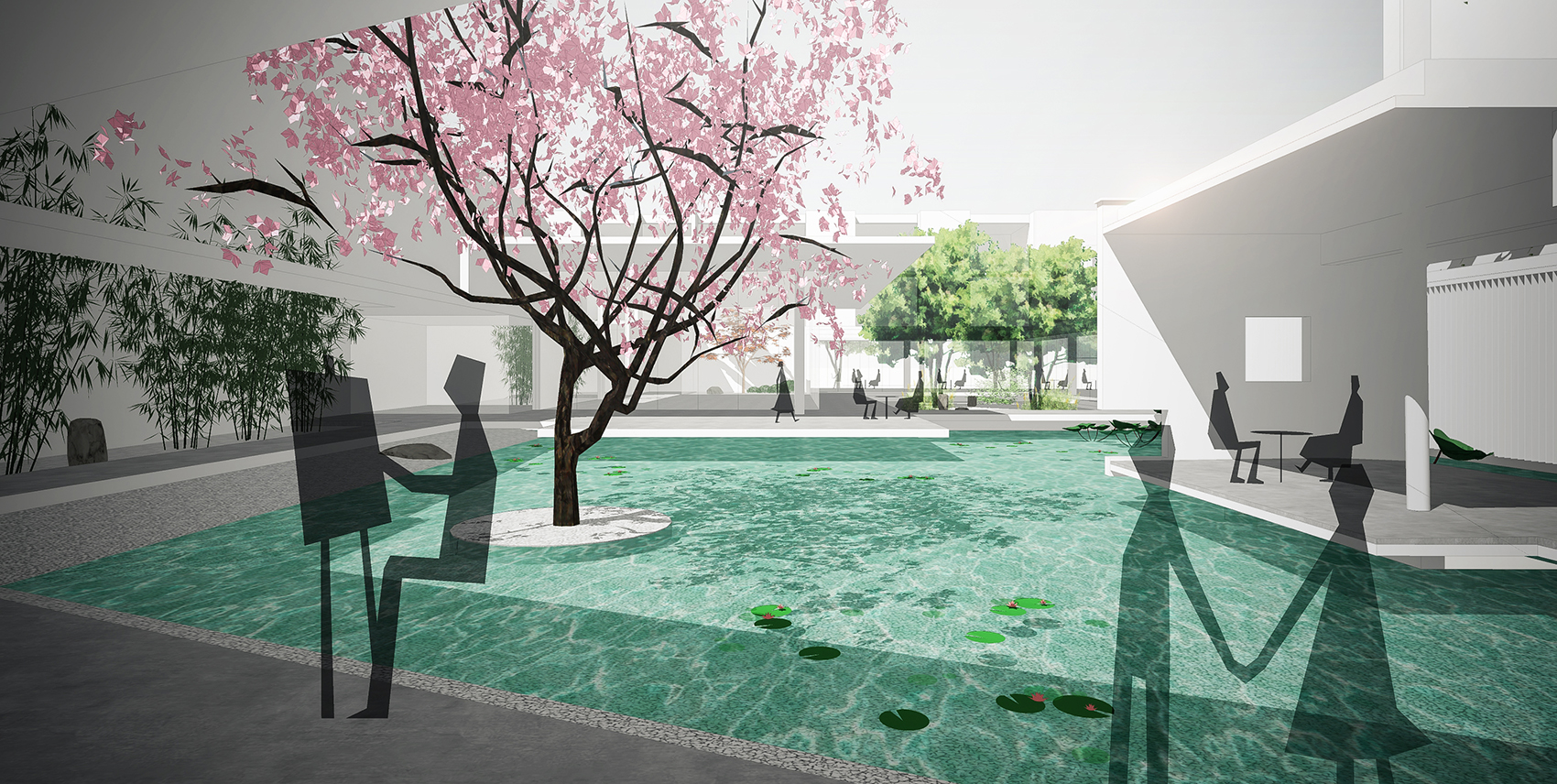 3-05 由艺术馆看水庭园  Viewing water garden from the art gallery  ©柯笠建筑 Atelier LI.jpg