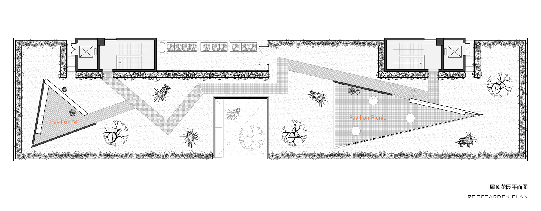 4-10 屋顶花园平面图  Roof garden plan  ©柯笠建筑 Atelier LI.jpg